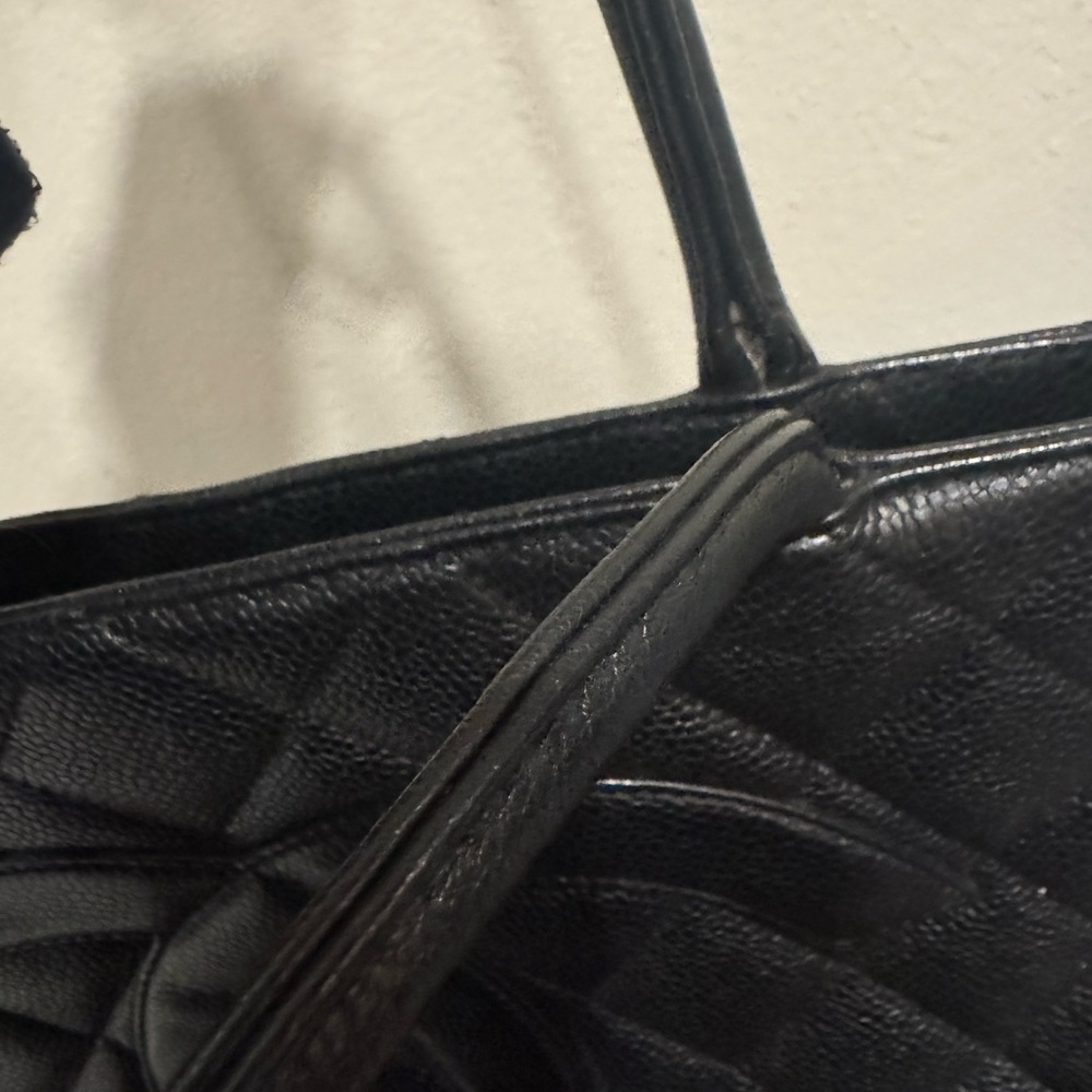 CHANEL Black Quilted Double C Shoulder Bag - Picture 6 of 13